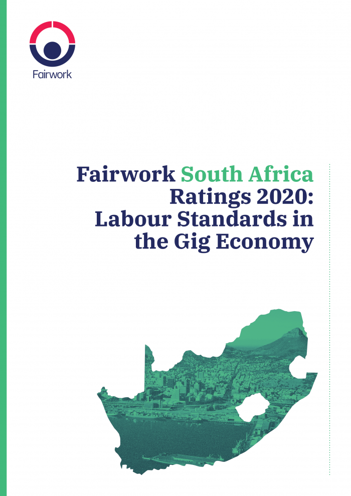 Fairwork South Africa Ratings 2020 Cover