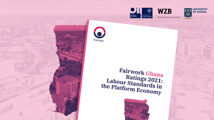Fairwork Ghana Ratings 2021 report cover