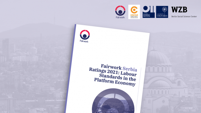 Fairwork Serbia Ratings 2021