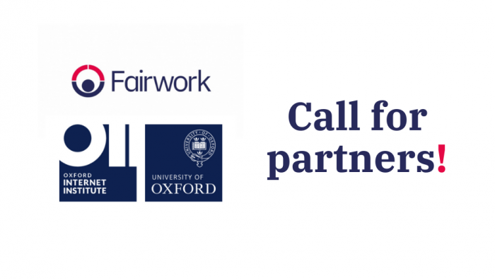 Call for partners!
