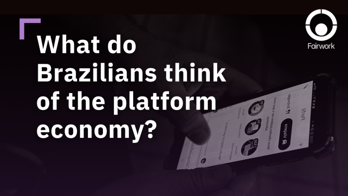 What do Brazilians think of the platform economy?