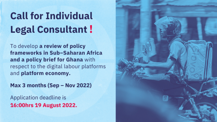Call for Individual Consultant