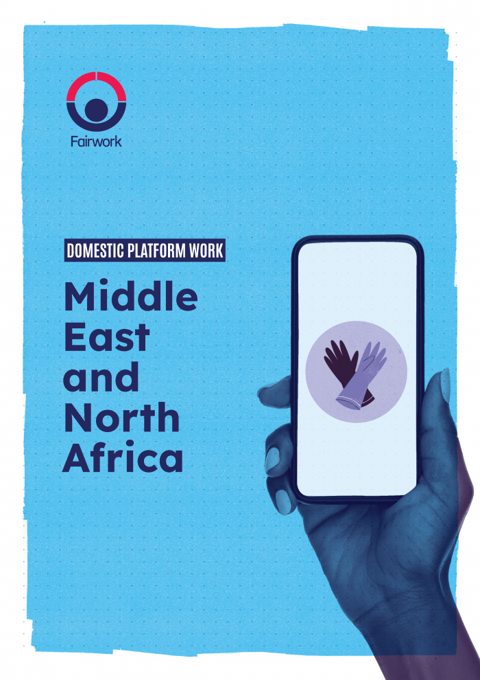 Cover from Fairwork MENA report 2022