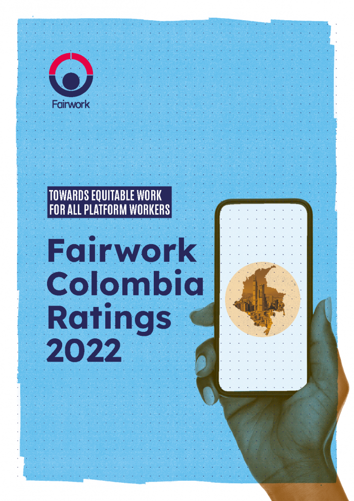 Cover page Fairwork Colombia Report 2022