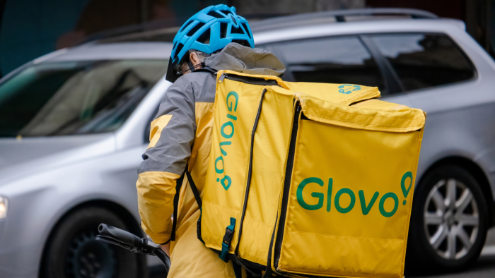 Glovo delivery rider